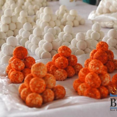 Qurt (milk balls) in Uzbekistan Bazaars