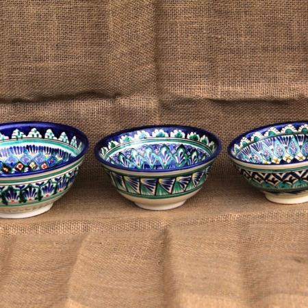 Керамическая посуда, пияла, керамические сувениры, Риштан, Узбекистан